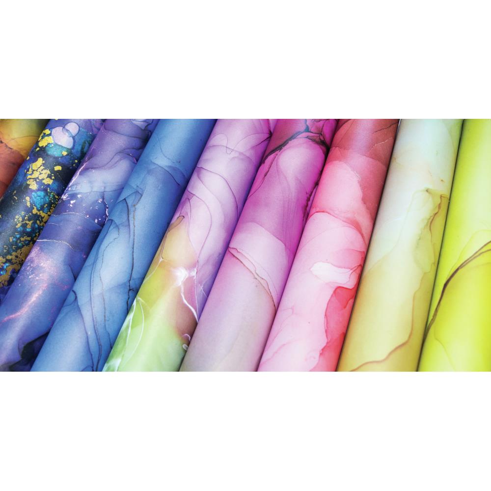 Craft Consortium - Double-Sided Paper Pad 6"X6" - Ink Drops - Vivid