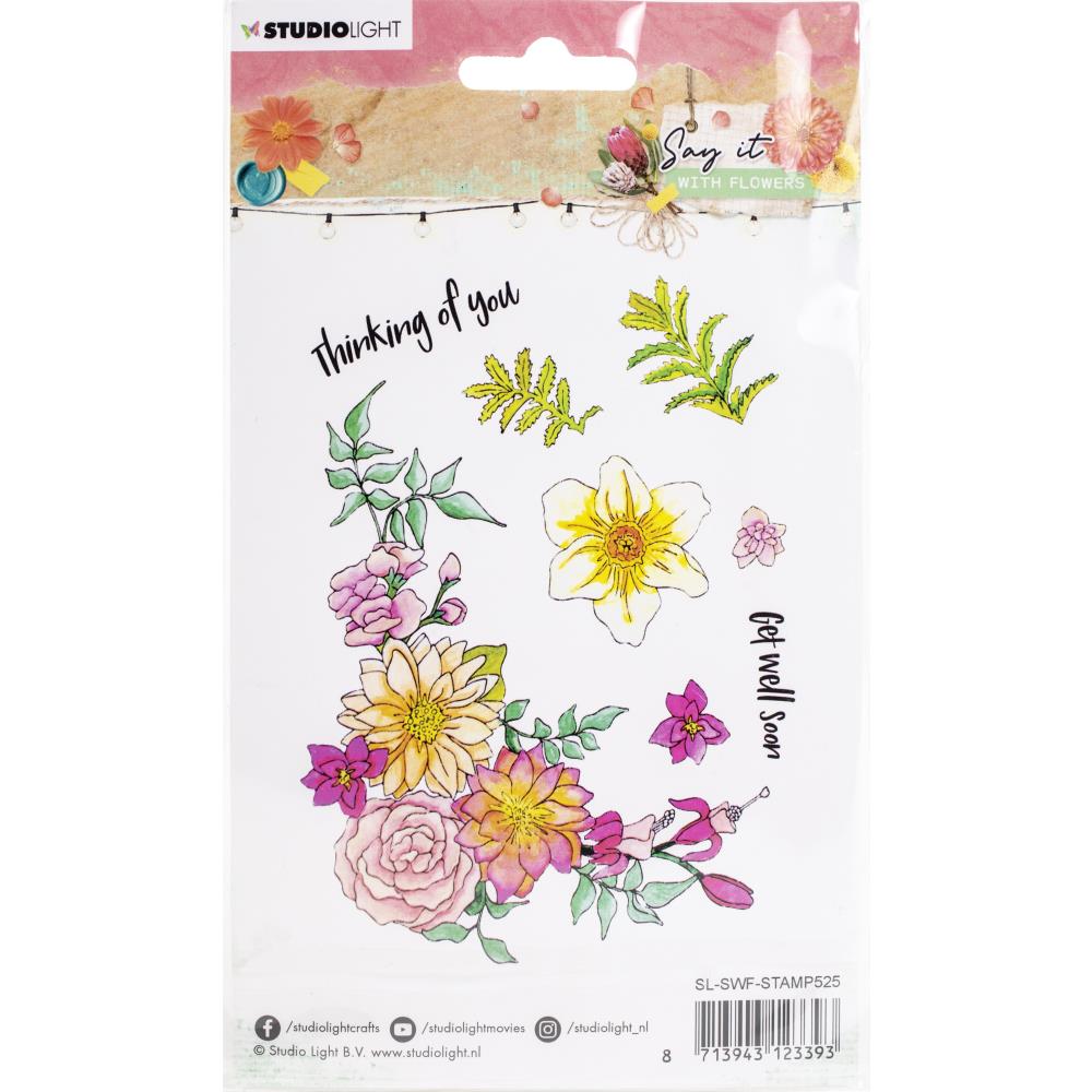 Studio Light - Say It With Flowers - Clear Stamp - Nr.525