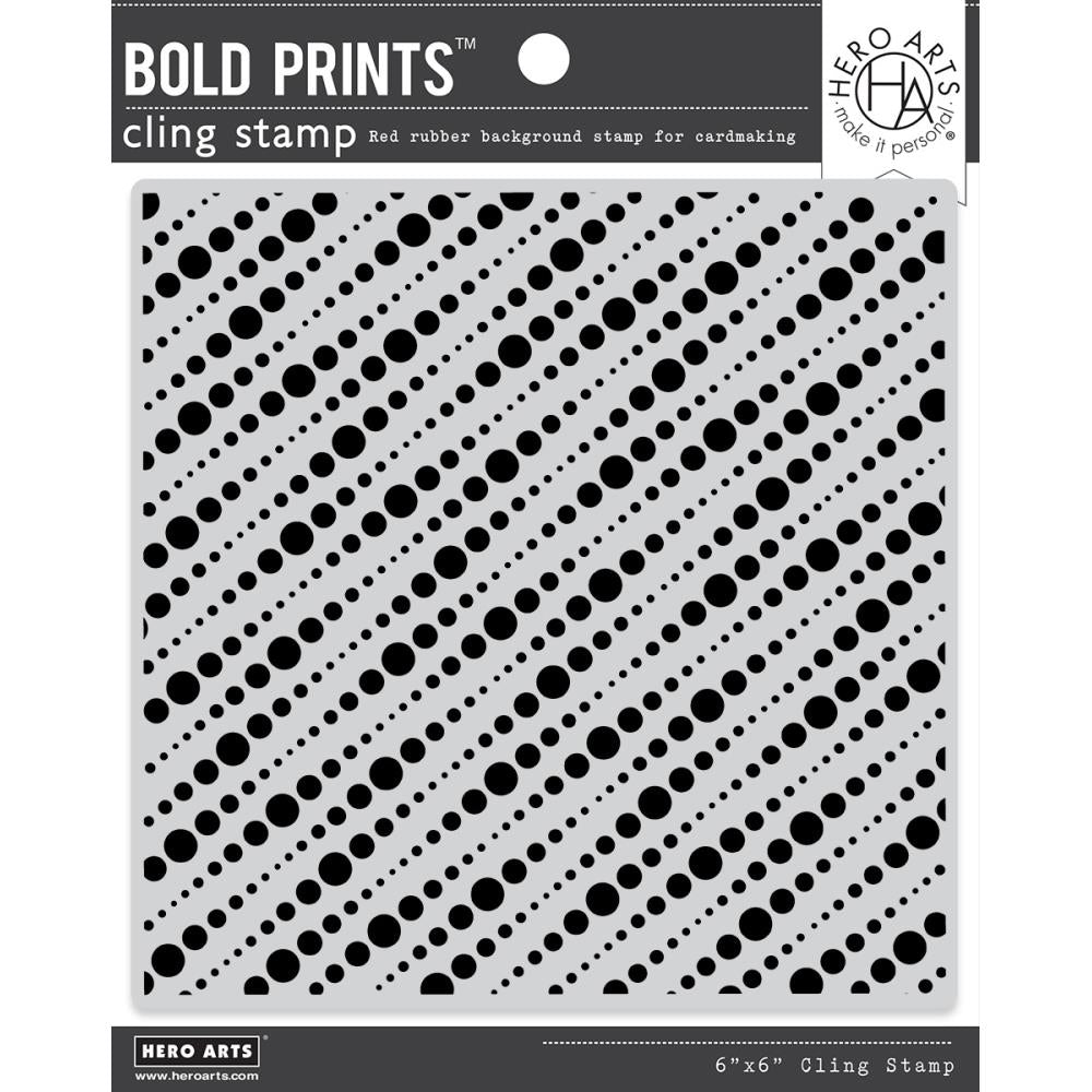 Hero Arts - Cling Stamp 6"X6" - String Dots Bold Prints