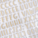 Vicki Boutin - Where To Next - Thickers Stickers - Alpha With Gold Foil