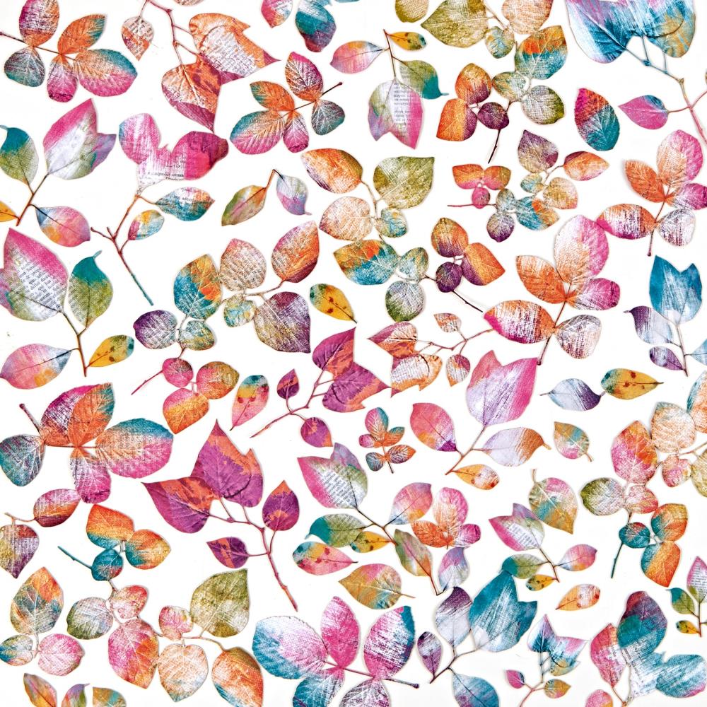 49 And Market - ARToptions Spice - Laser Cut Outs - Mixed Media Leaves