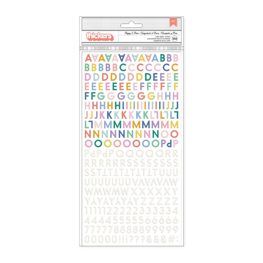 Bea Valint - Poppy & Pear - Hello Little Girl - Thickers Stickers - Alpha