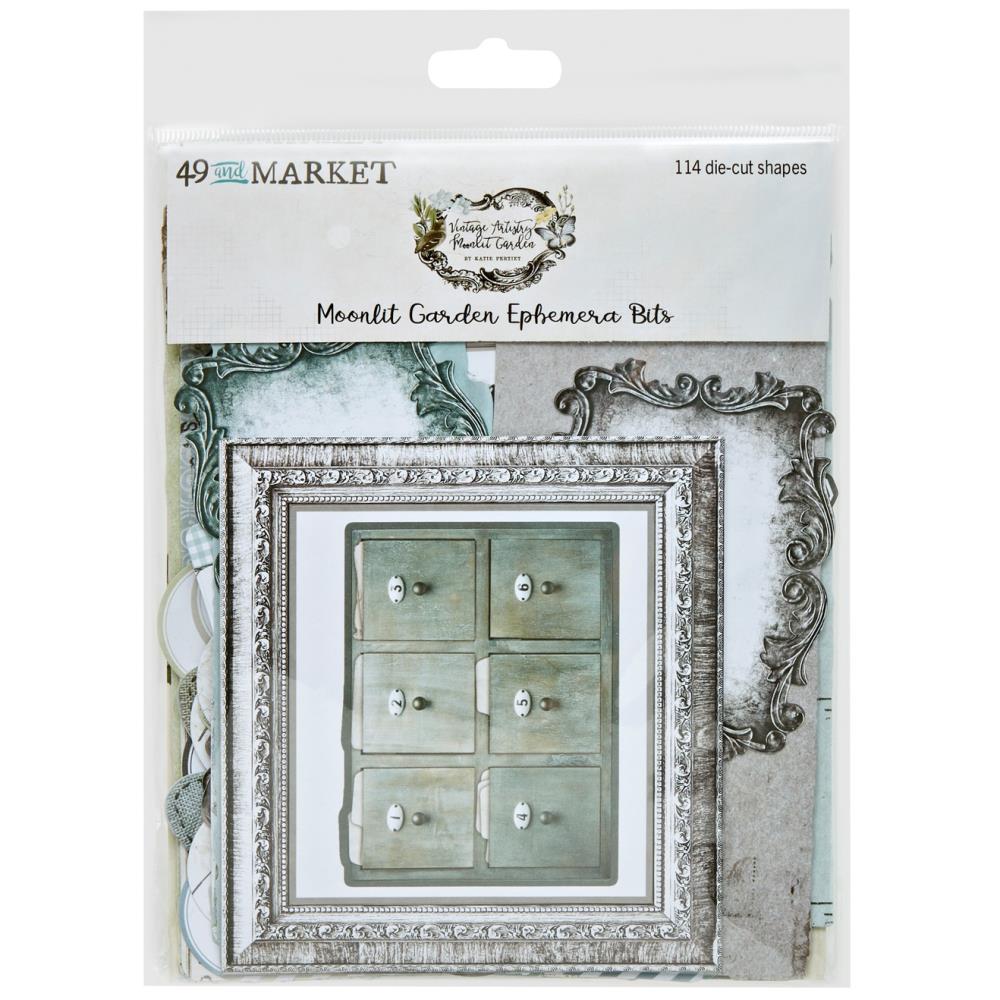 49 And Market - Vintage Artistry Moonlit Garden - Ephemera Bits