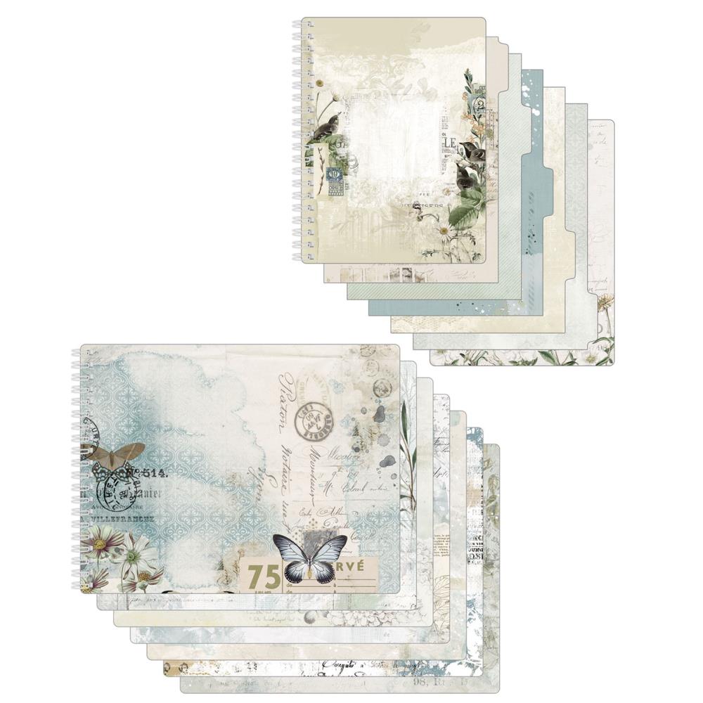 49 And Market - Vintage Artistry Moonlit Garden - Spiral Notebook Set