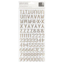 Pink Paislee - Joyful Notes - Thickers Stickers - Gold Foil Alpha