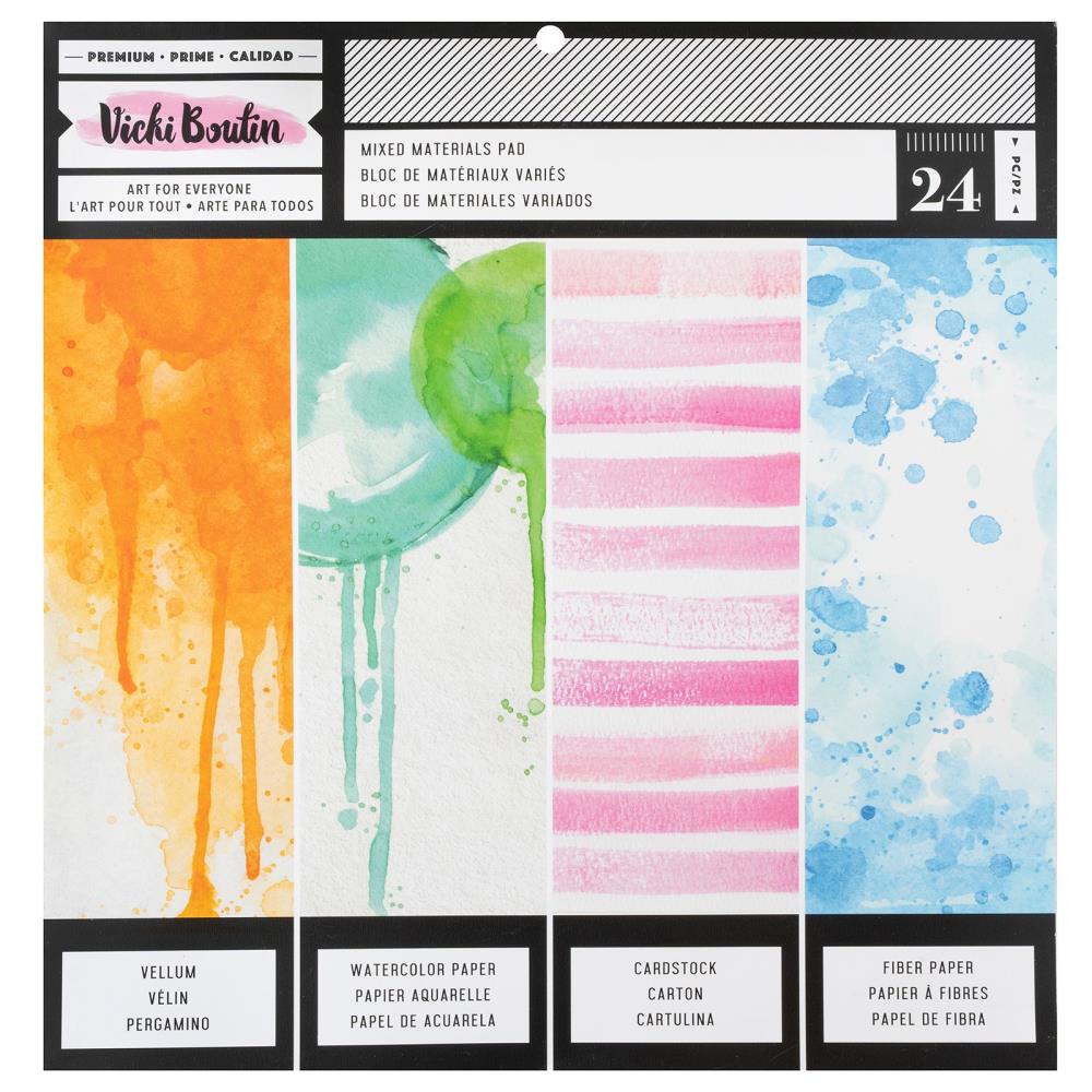 Vicki Boutin - Mixed Media Paper Pad 12"X12"