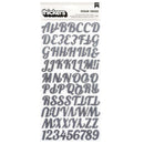 American Crafts - Cedar House - Thickers Stickers - Alpha - Puffy