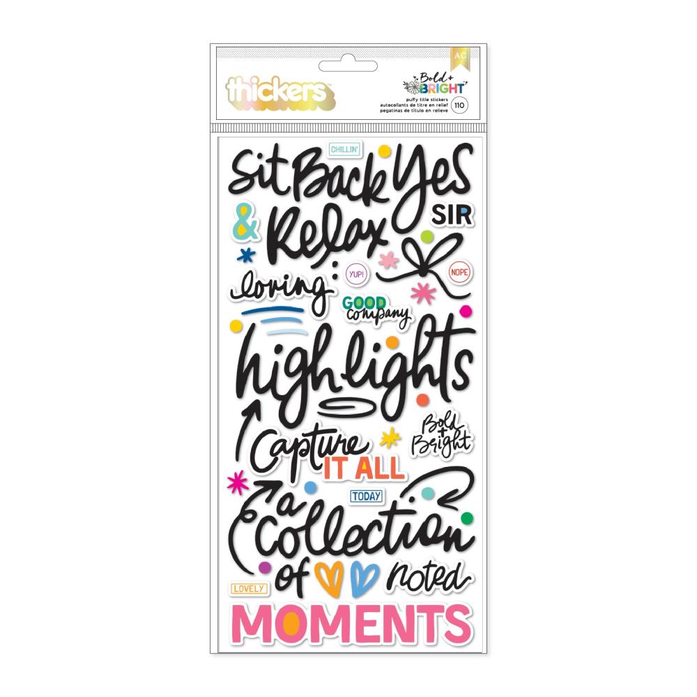 Vicki Boutin - Bold And Bright - Thickers - Titles