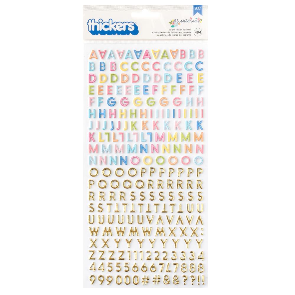Paige Evans - Adventurous - Mini Thickers - Alphabet