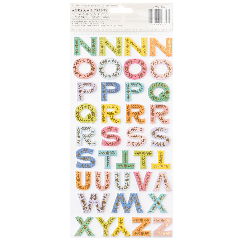 Paige Evans - Adventurous - Thickers - Alphabet