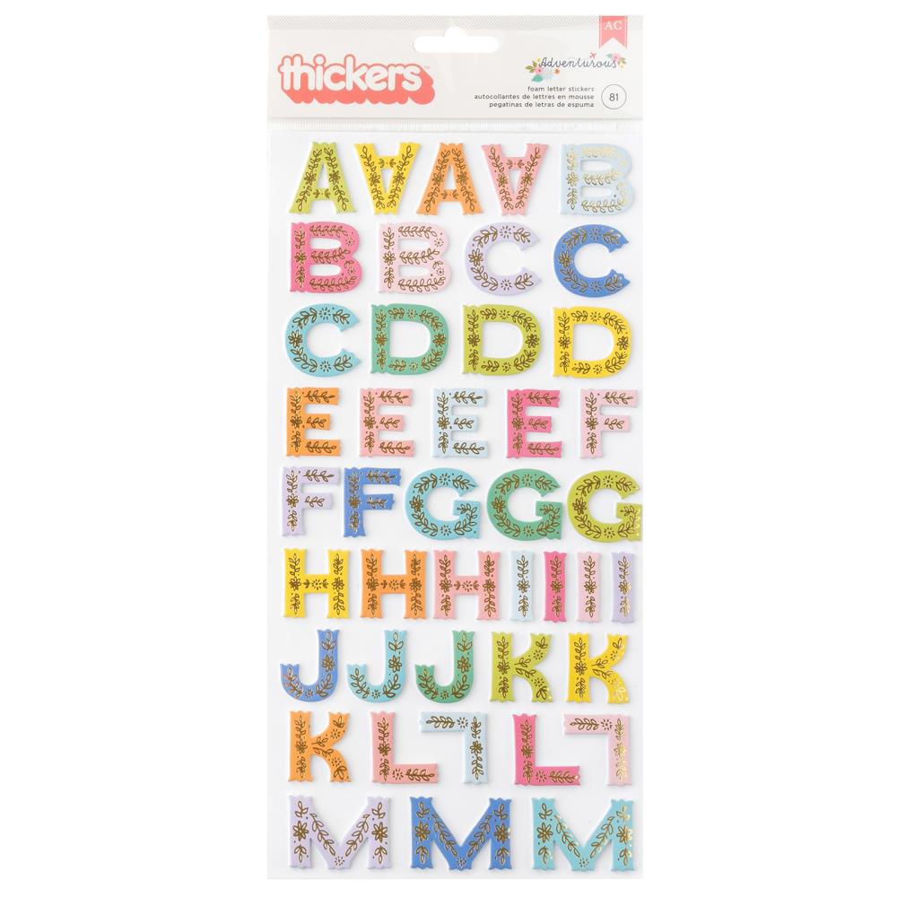 Paige Evans - Adventurous - Thickers - Alphabet