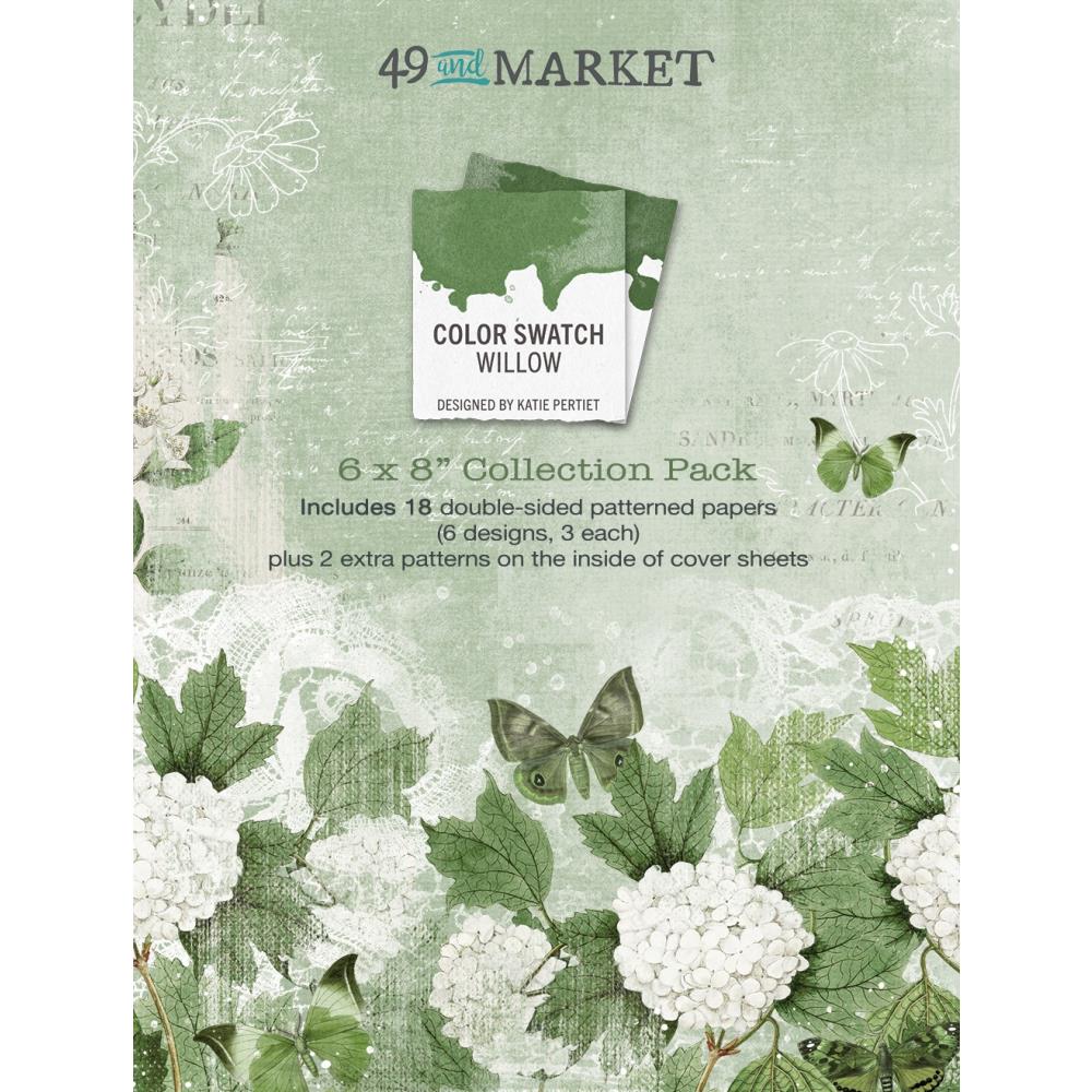 49 And Market - Color Swatch: Willow - Collection Pack 6"X8"