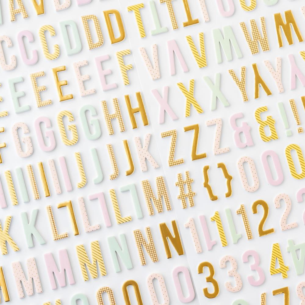 Bea Valint - Sketchbook - Thickers - Alphabet
