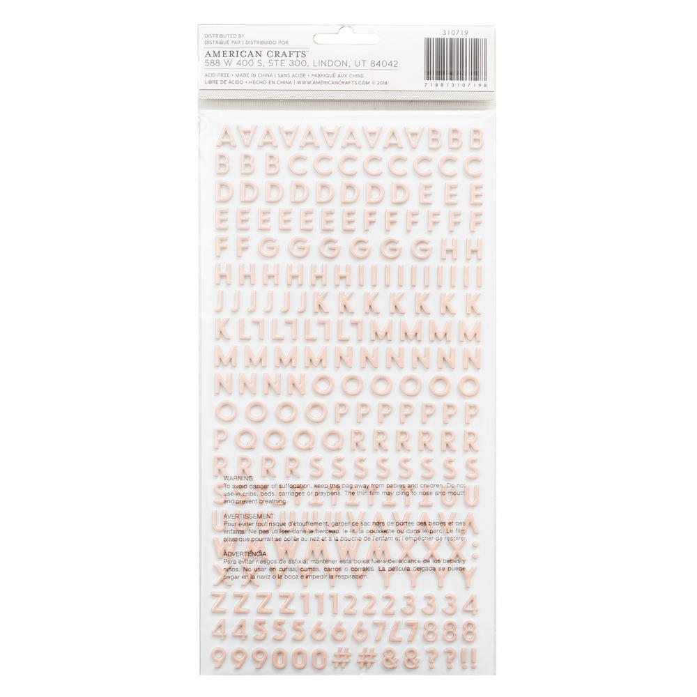 Paige Evans - Whimsical - Thickers Stickers - Happy Life Mini Alpha - Multi Foam
