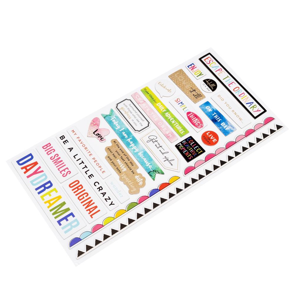 Vicki Boutin - Field Notes - Thickers Stickers - Phrase Chipboard