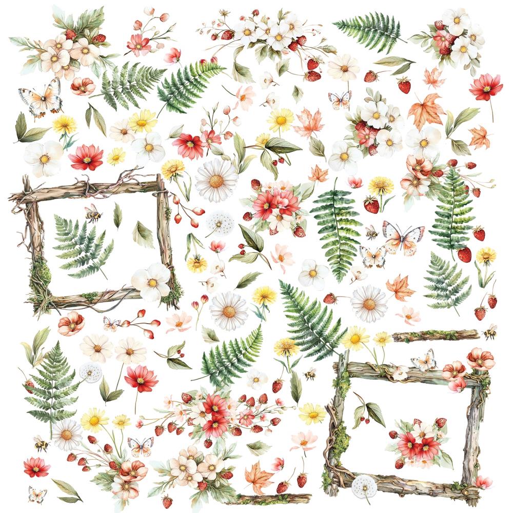 49 And Market - Nature's Haven - Laser Cut Outs - Wildflower