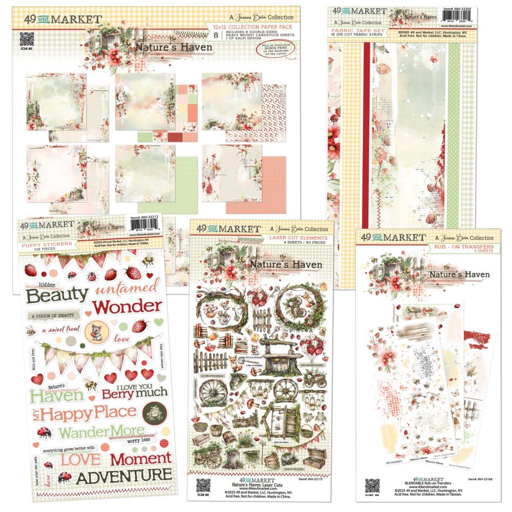 49 And Market - Nature's Haven - Collection Pack 12"X12"