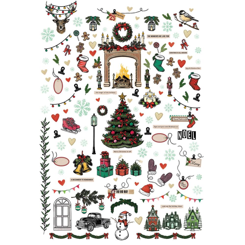49 And Market - Vicki Boutin Mistletoe And Memories - Laser Cut Outs - Elements
