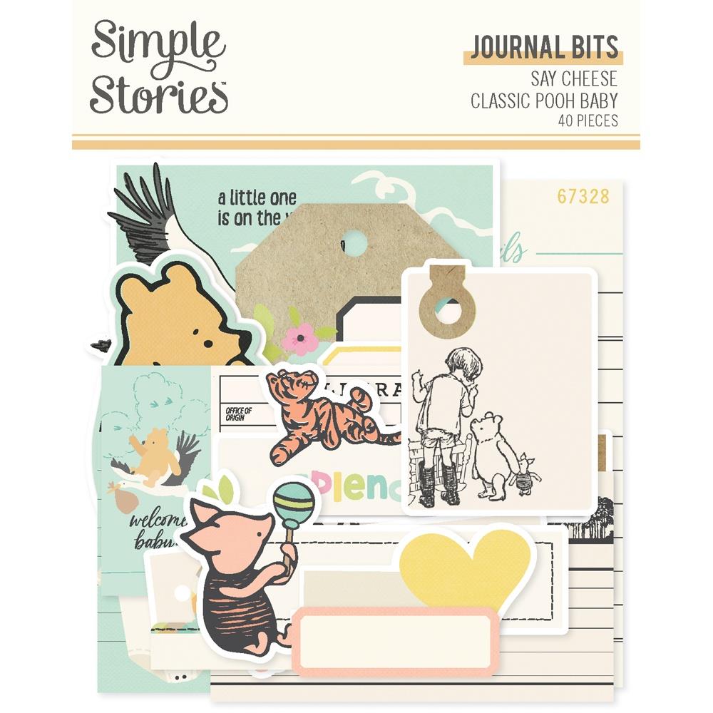 Simple Stories - Classic Pooh Baby - Journal Bits & Pieces
