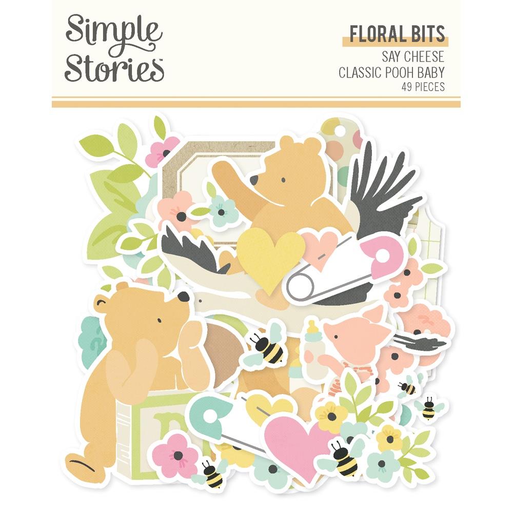 Simple Stories - Classic Pooh Baby - Floral Bits & Pieces