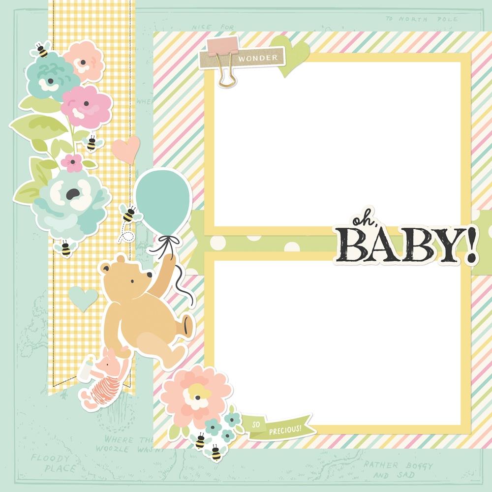 Simple Stories - Classic Pooh Baby - Simple Pages Page Kit