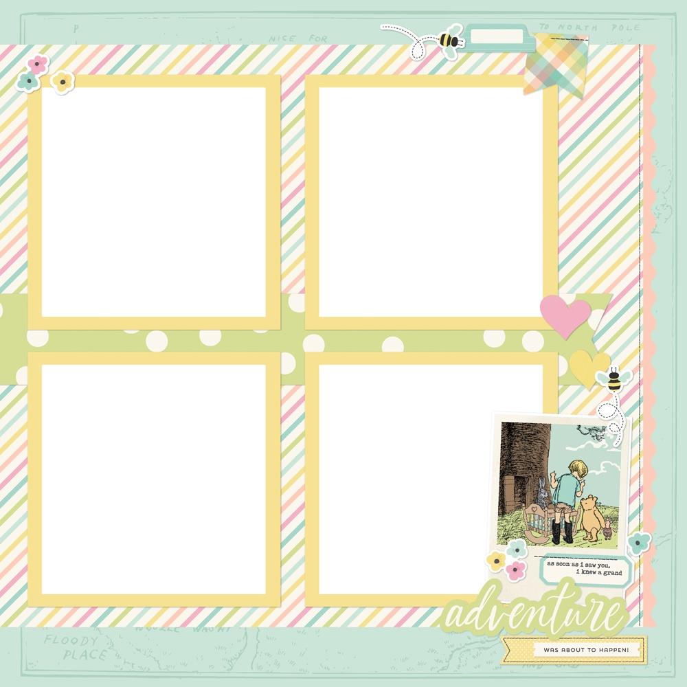 Simple Stories - Classic Pooh Baby - Simple Pages Page Kit