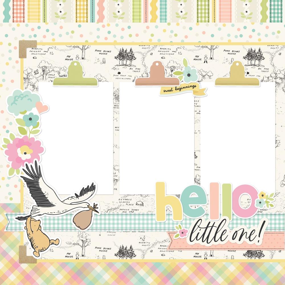 Simple Stories - Classic Pooh Baby - Simple Pages Page Kit