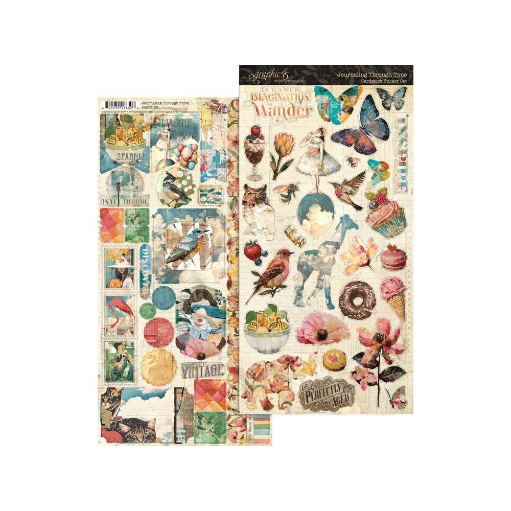 Graphic 45 - Journaling Through Time - Sticker Set