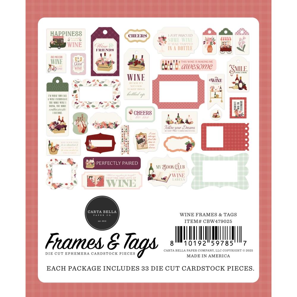 Carta Bella - Wine - Frames & Tags