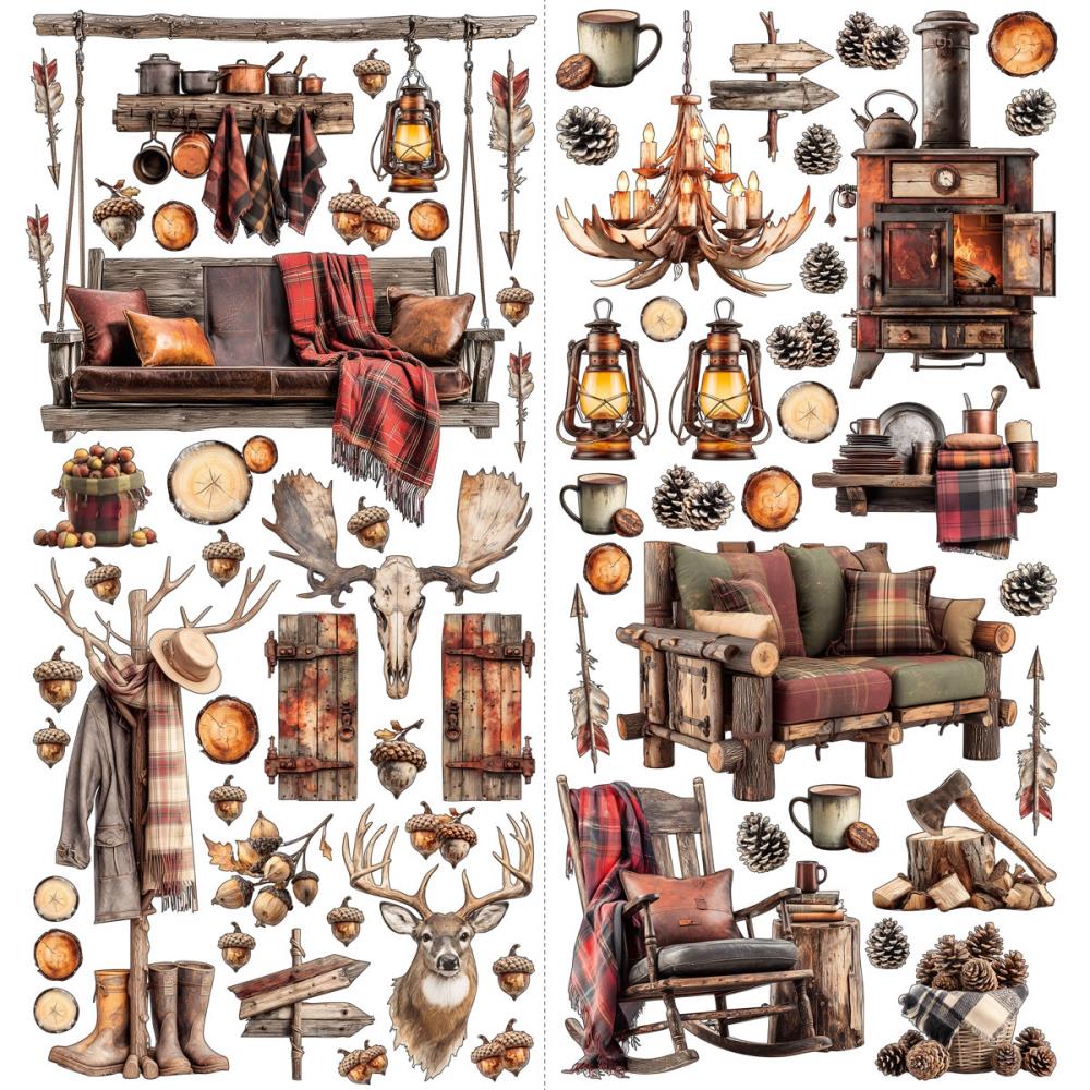 49 And Market - Timber & Tweed - Laser Cut Outs - Elements