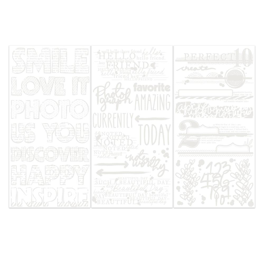 ***Pre-Order*** 49 And Market - Vicki Boutin - Irresistible - Rub-On Transfer Set - Words