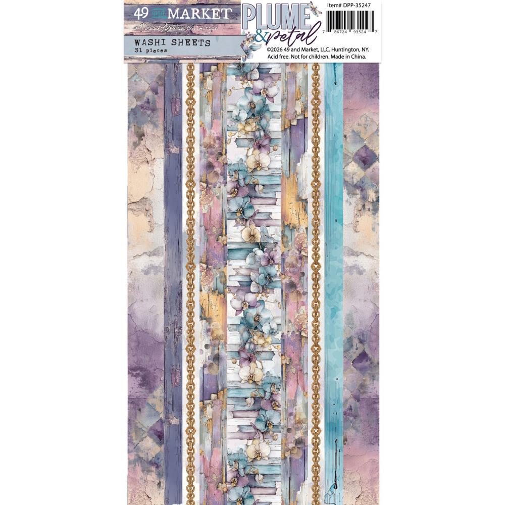 49 And Market - Plume & Petal - Washi Tape Sheets