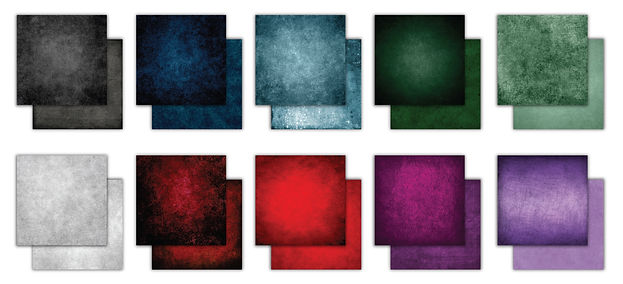 Craft Consortium - The Essential Craft Papers - 6 x 6 Paper Pad - Grunge - Dark Tones