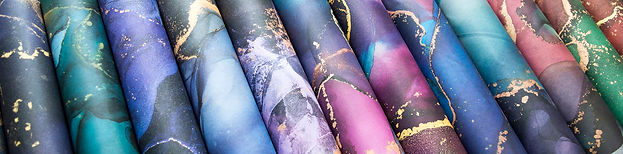 Craft Consortium - The Essential Craft Papers - 6 x 6 Paper Pad - Ink Drops - Midnight