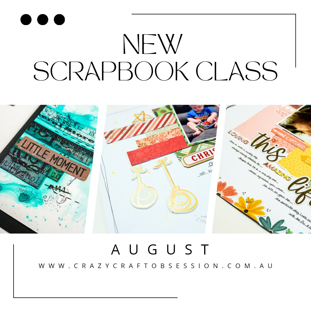 Scrapbook Class - August Scrapbooking Class - Layout Designs (in-person)