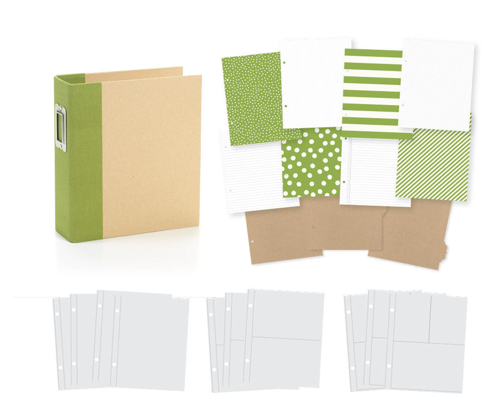 Simple Stories - Sn@p! Binder 6"X8" - Green