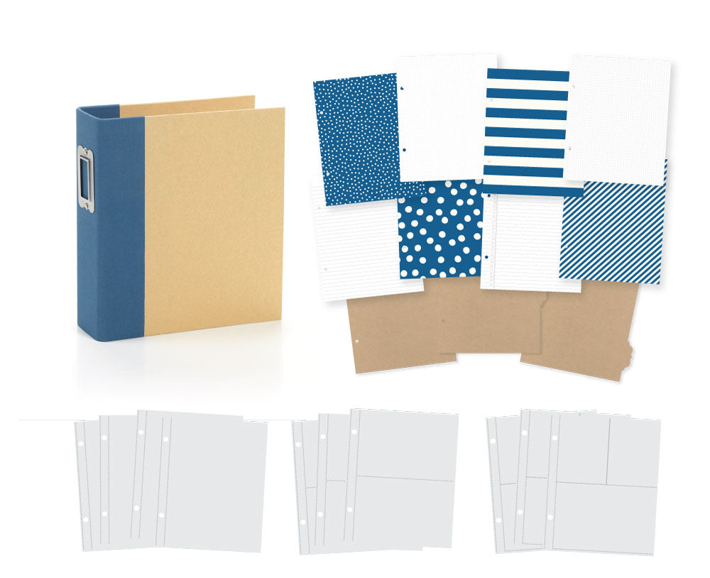 Simple Stories - Sn@p! Binder 6"X8" - Navy