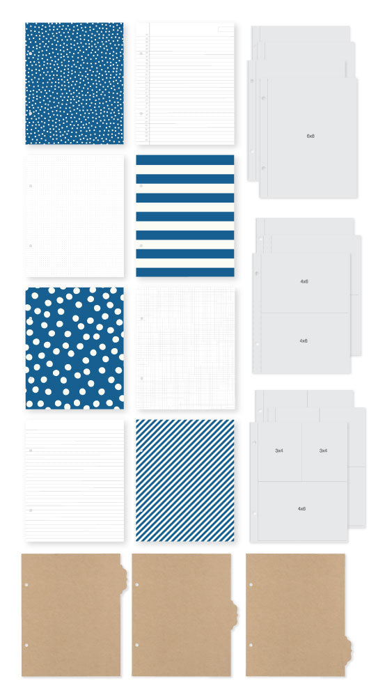 Simple Stories - Sn@p! Binder 6"X8" - Navy