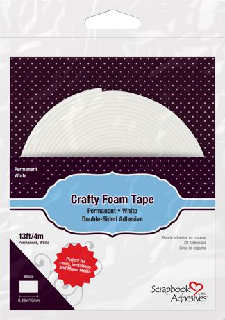 Scrapbook Adhesives - Crafty Foam Tape White