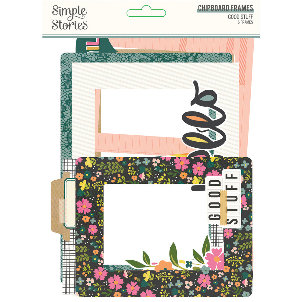 Simple Stories - Good Stuff - Chipboard Frames