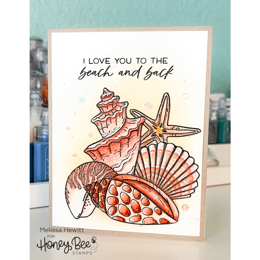 Honey Bee Stamps - Seashells - Honey Cuts