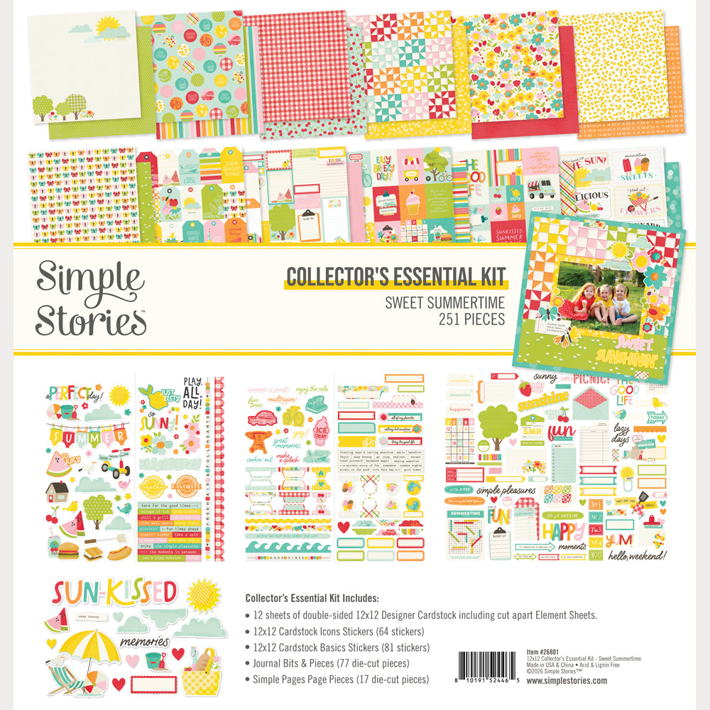 ***Pre-Order*** Simple Stories - Sweet Summertime - Collector's Essential Kit