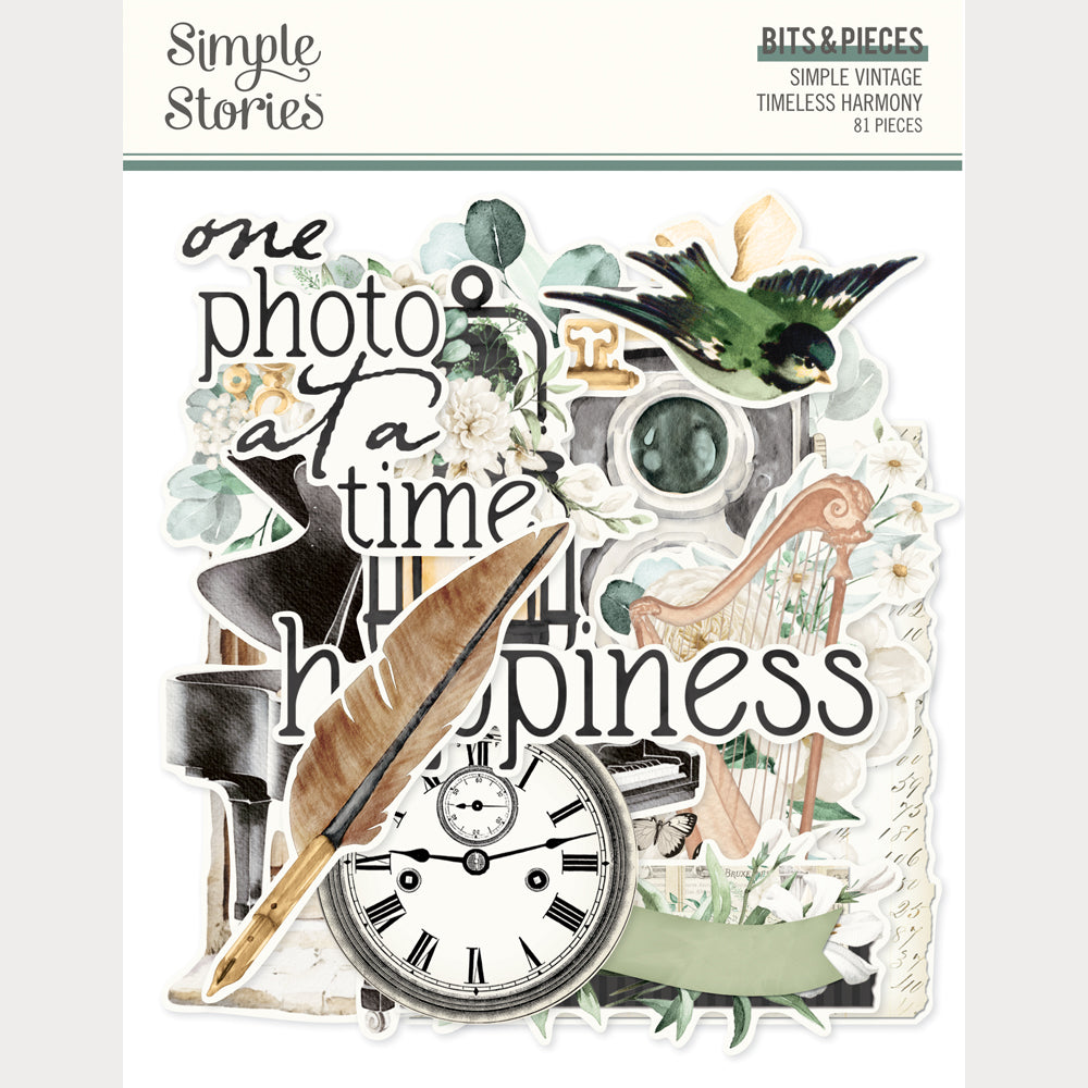 ***Pre-Order*** Simple Stories - Simple Vintage Timeless Harmony - Bits & Pieces