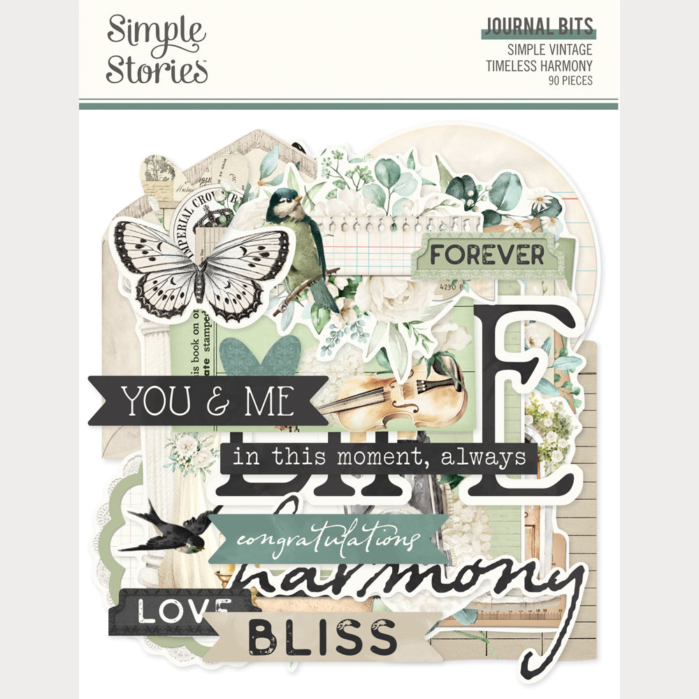***Pre-Order*** Simple Stories - Simple Vintage Timeless Harmony - Journal Bits & Pieces