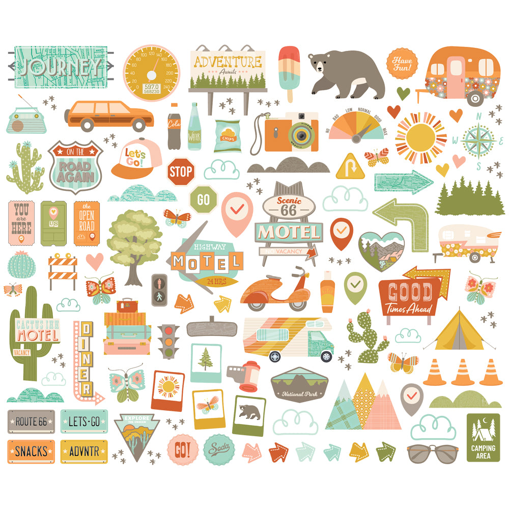***Pre-Order*** Simple Stories - Open Road - Bits & Pieces