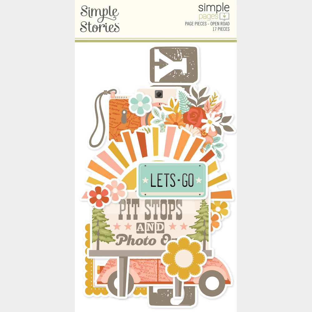 ***Pre-Order*** Simple Stories - Open Road - Simple Pages Page Pieces