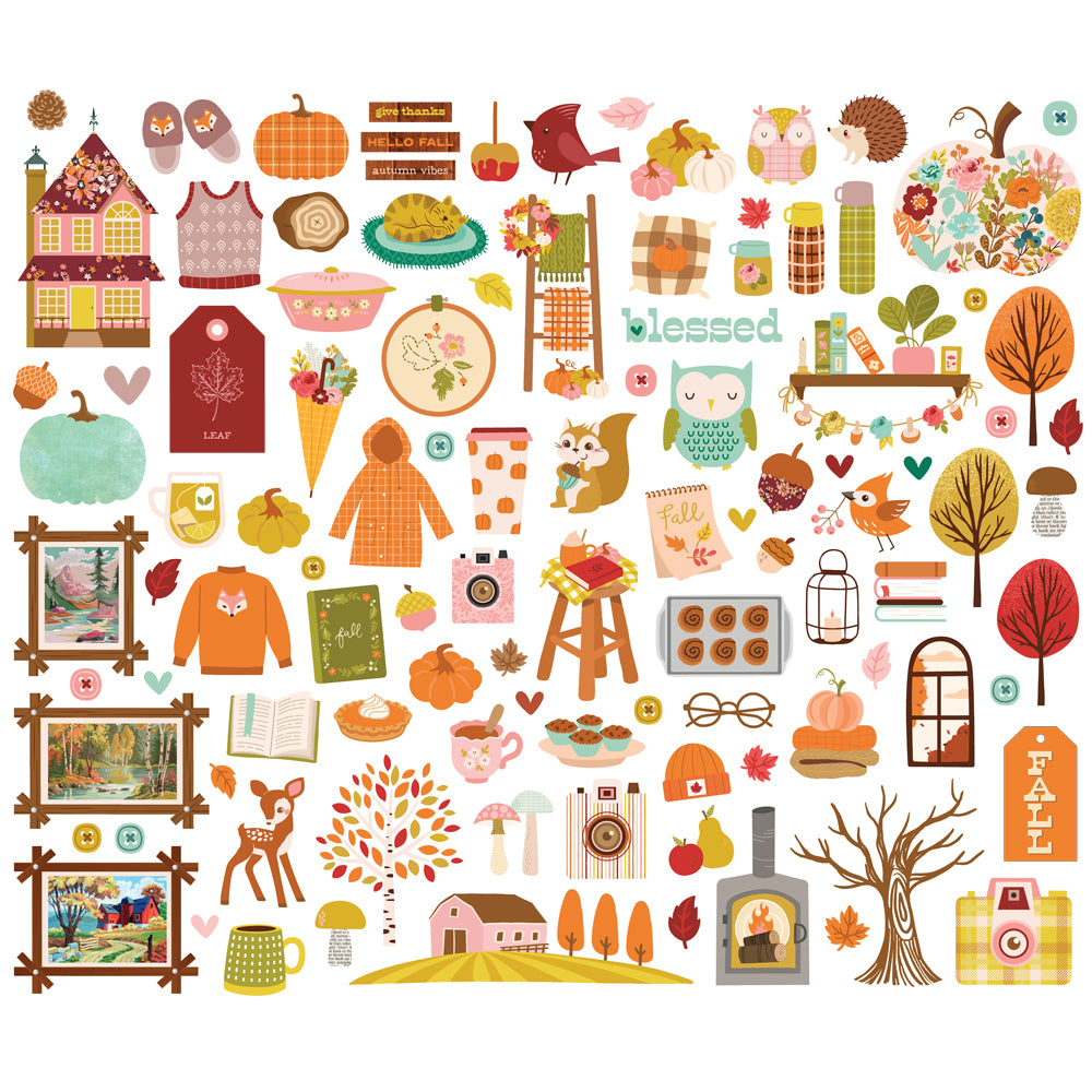 ***Pre-Order*** Simple Stories - Pumpkins and Plaid - Bits & Pieces