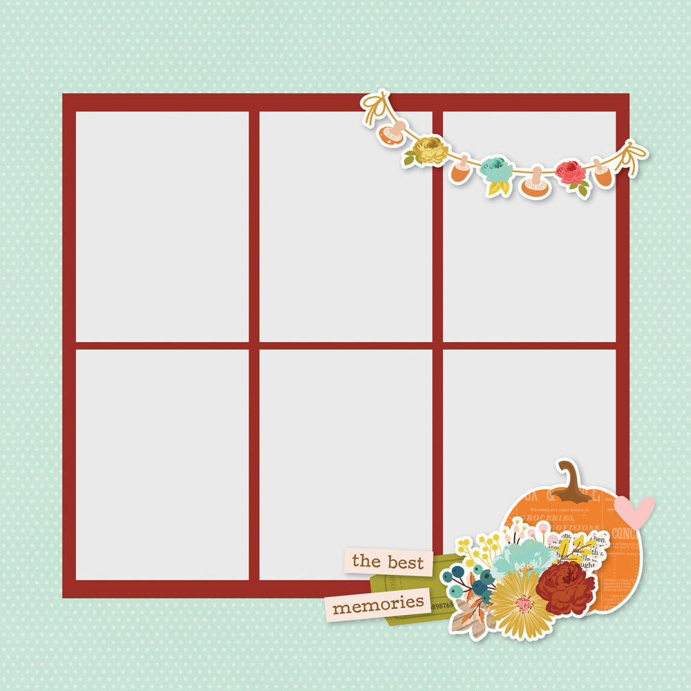 ***Pre-Order*** Simple Stories - Pumpkins and Plaid - Page Pieces