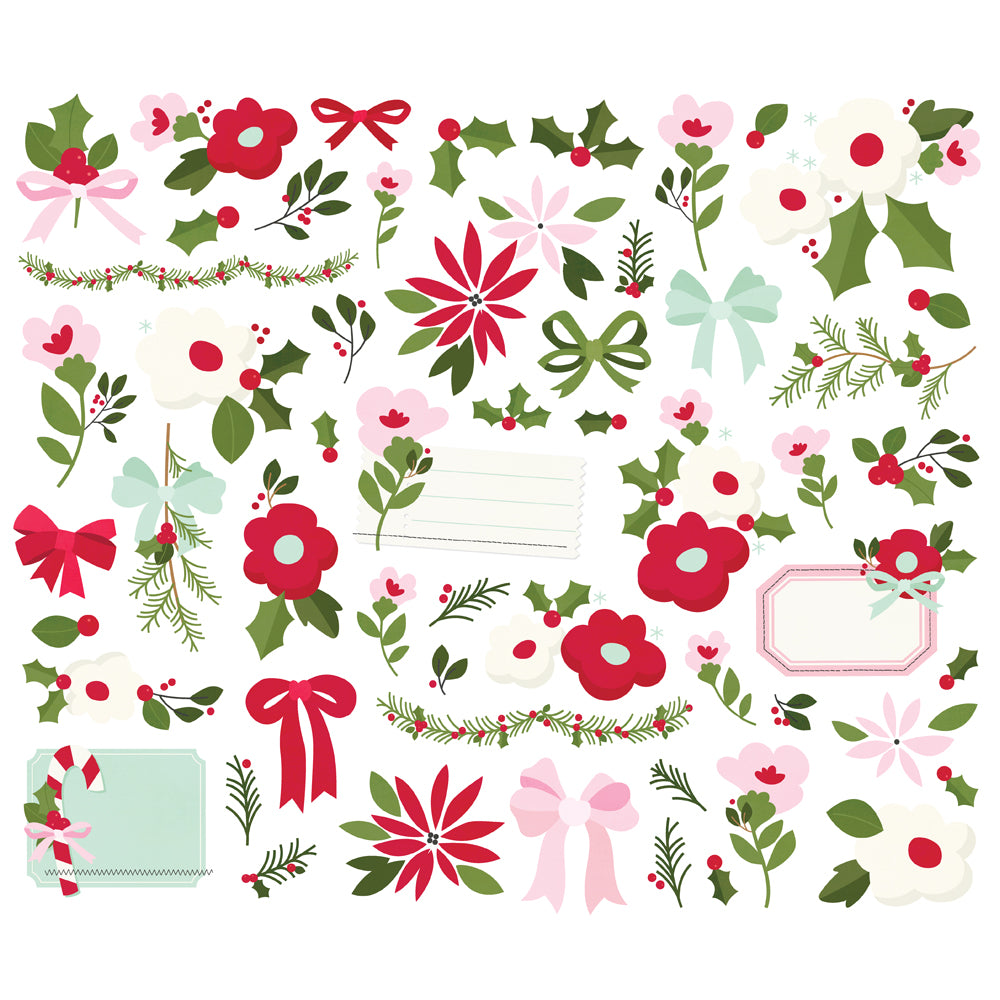 ***Pre-Order*** Simple Stories - Kringle and Co. - Floral Bits & Pieces