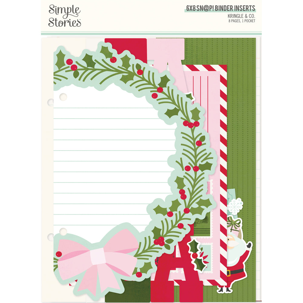 ***Pre-Order*** Simple Stories - Kringle and Co. - SN@P! 6x8 Binder Inserts